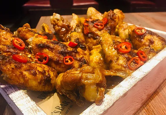 Buck’s Bar’s “Bird Box” Spicy Wings Challenge