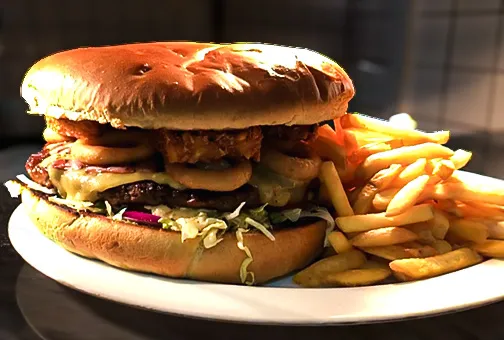 Harleywood’s “Terminator” Burger Challenge