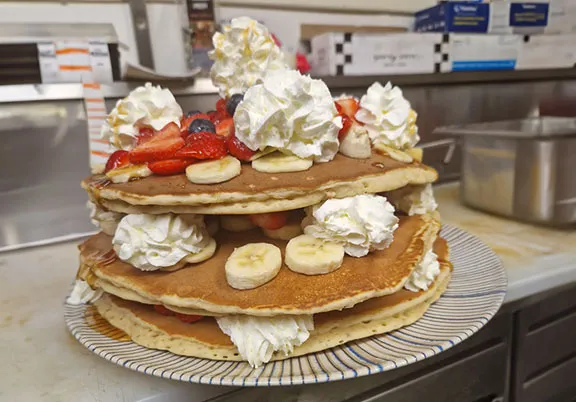Safari's 14" Pancake Stack Challenge