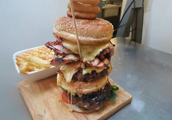 The “Fat Matt” Scottish Burger Challenge