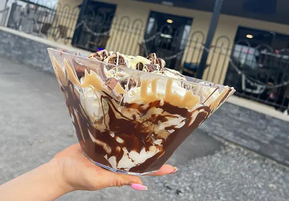 Whipped Ice Cream Sundae Challenge