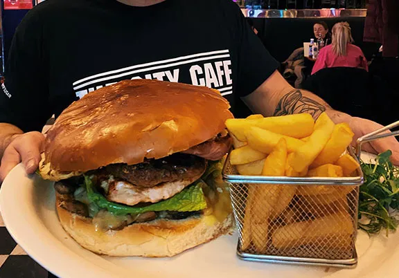 City Cafe's Ultimate Burger Challenge