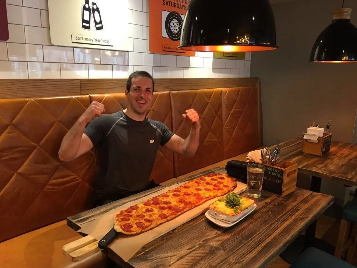 Tank & Paddle’s “Dude VS Dough” Pizza Challenge